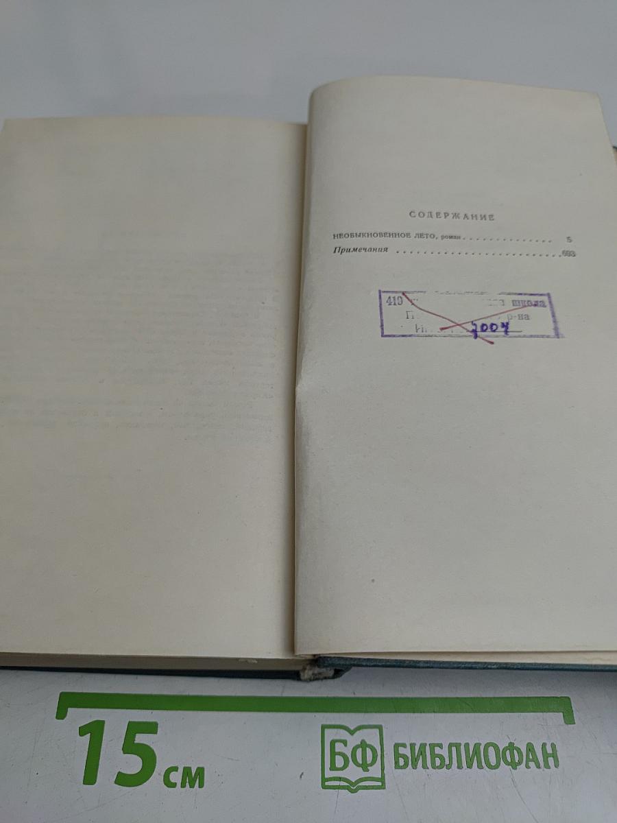 Необыкновенное лето