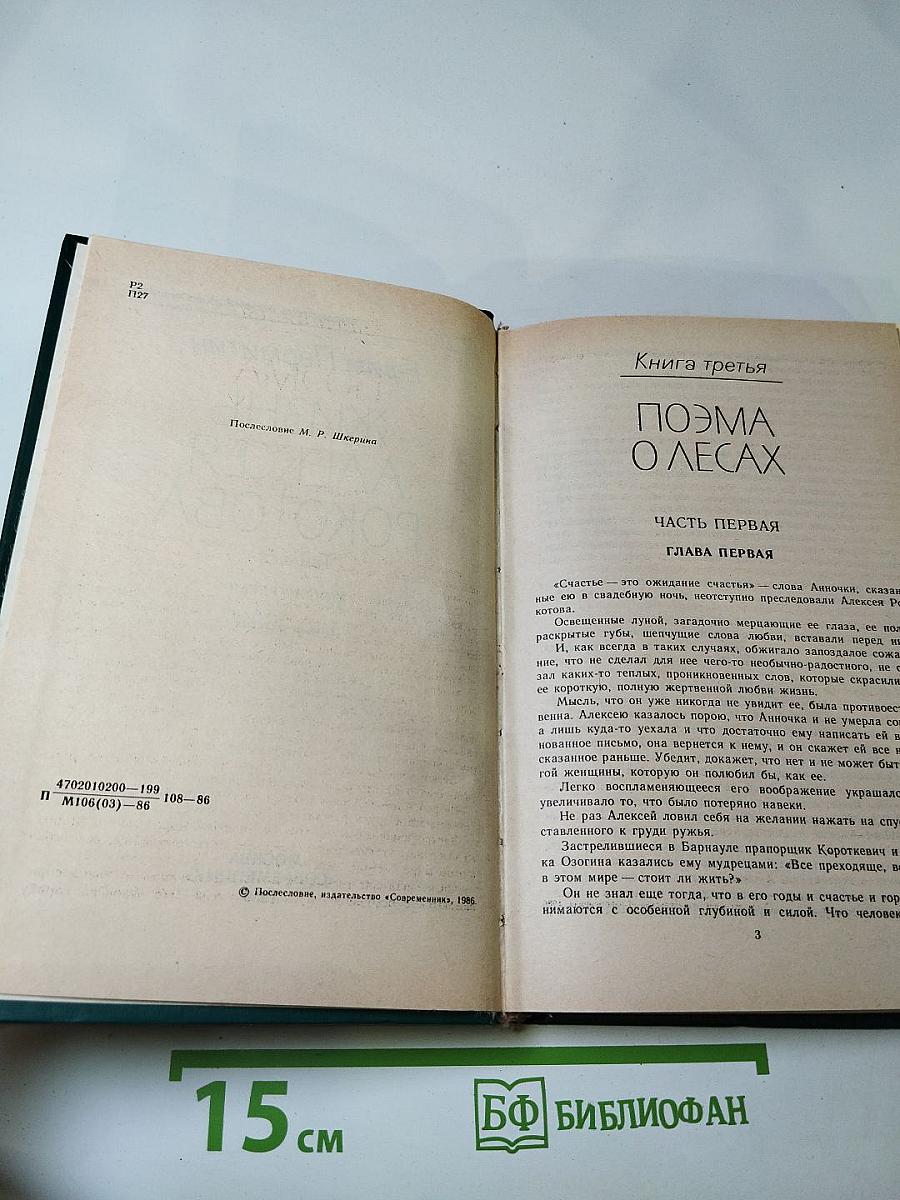 Жизнь Алексея Рокотова. Трилогия. Книга третья: Поэма о лесах