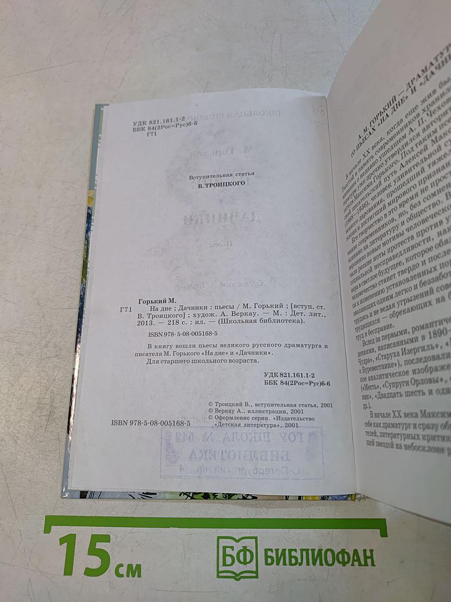 На дне. Дачники