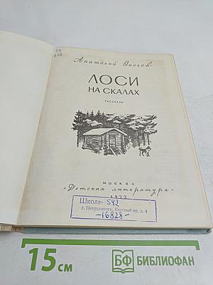 Лоси на скалах
