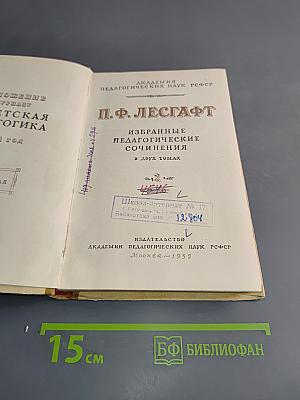 Избранные педагогические сочинения. Том 2