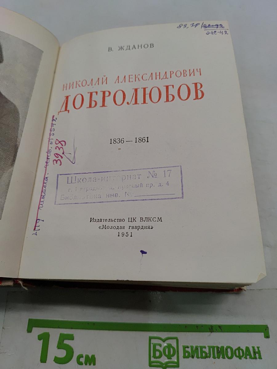 Николай Александрович Добролюбов. Жизнь замечательных людей