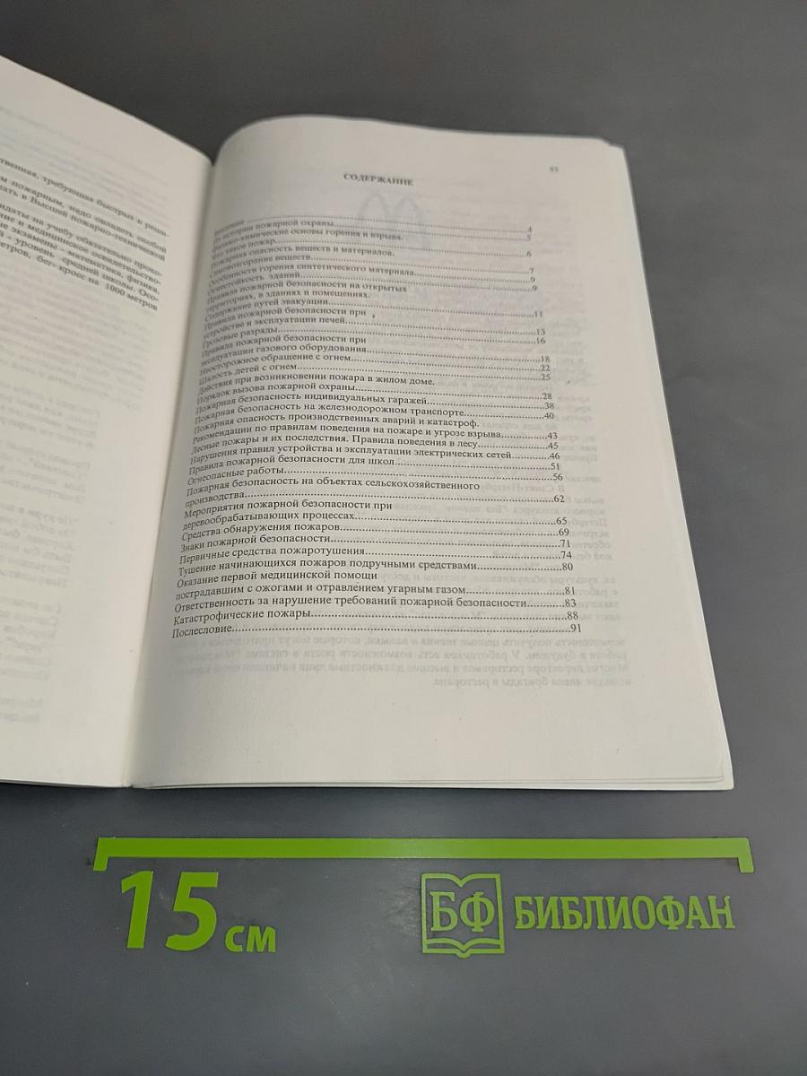 Основы пожаробезопасного поведения