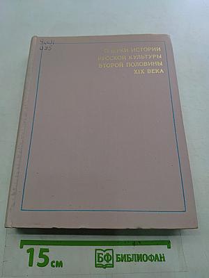 Очерки истории русской культуры второй половины XIX века