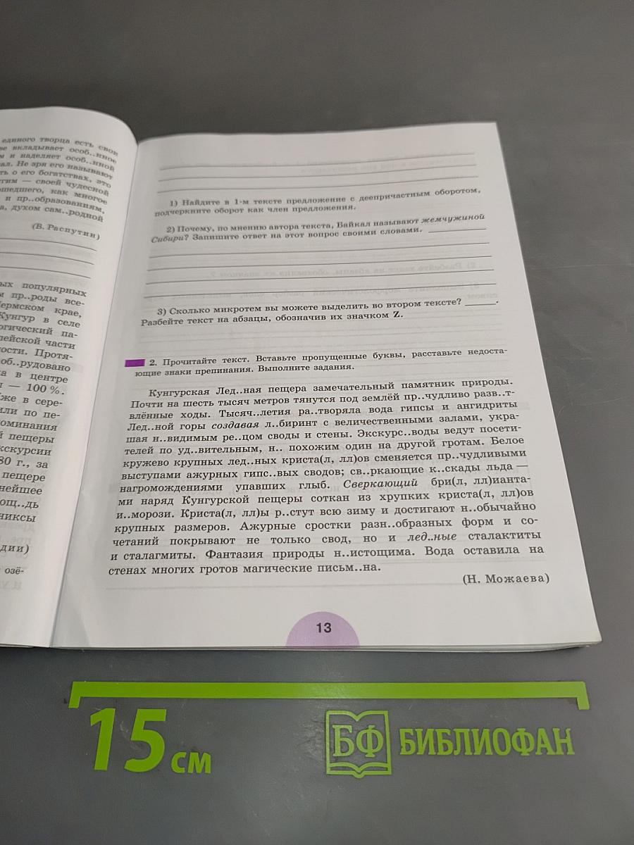 Русский язык. Рабочая тетрадь. 8 класс. Часть 1