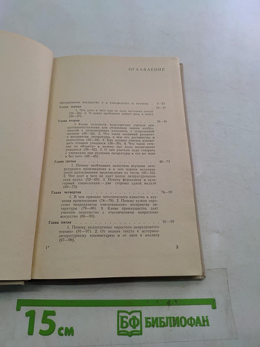 Изучение литературного произведения в школе