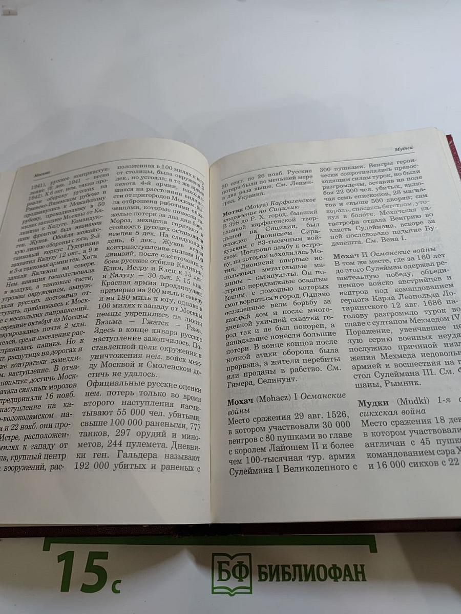 Битвы мировой истории. Словарь