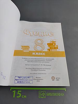 Чтение. 8 класс