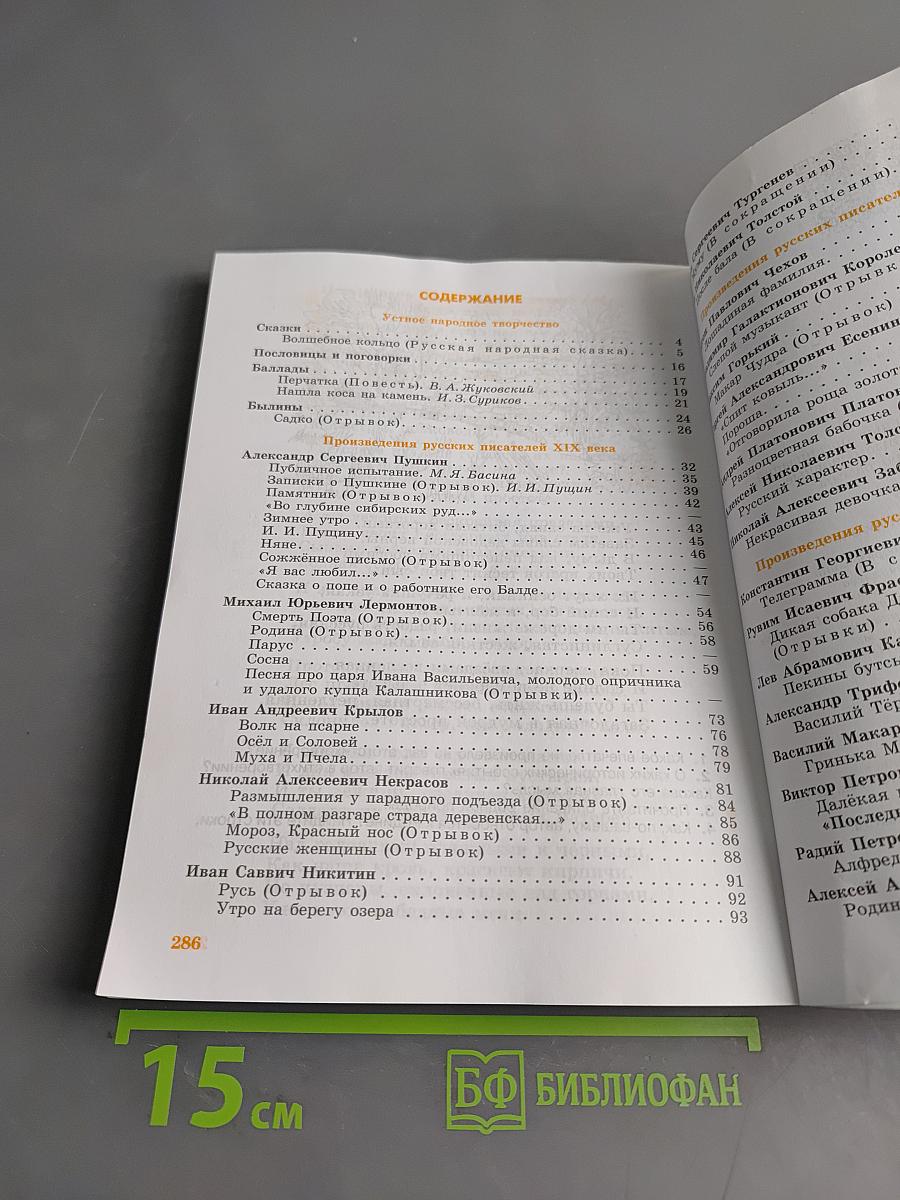 Чтение. 8 класс