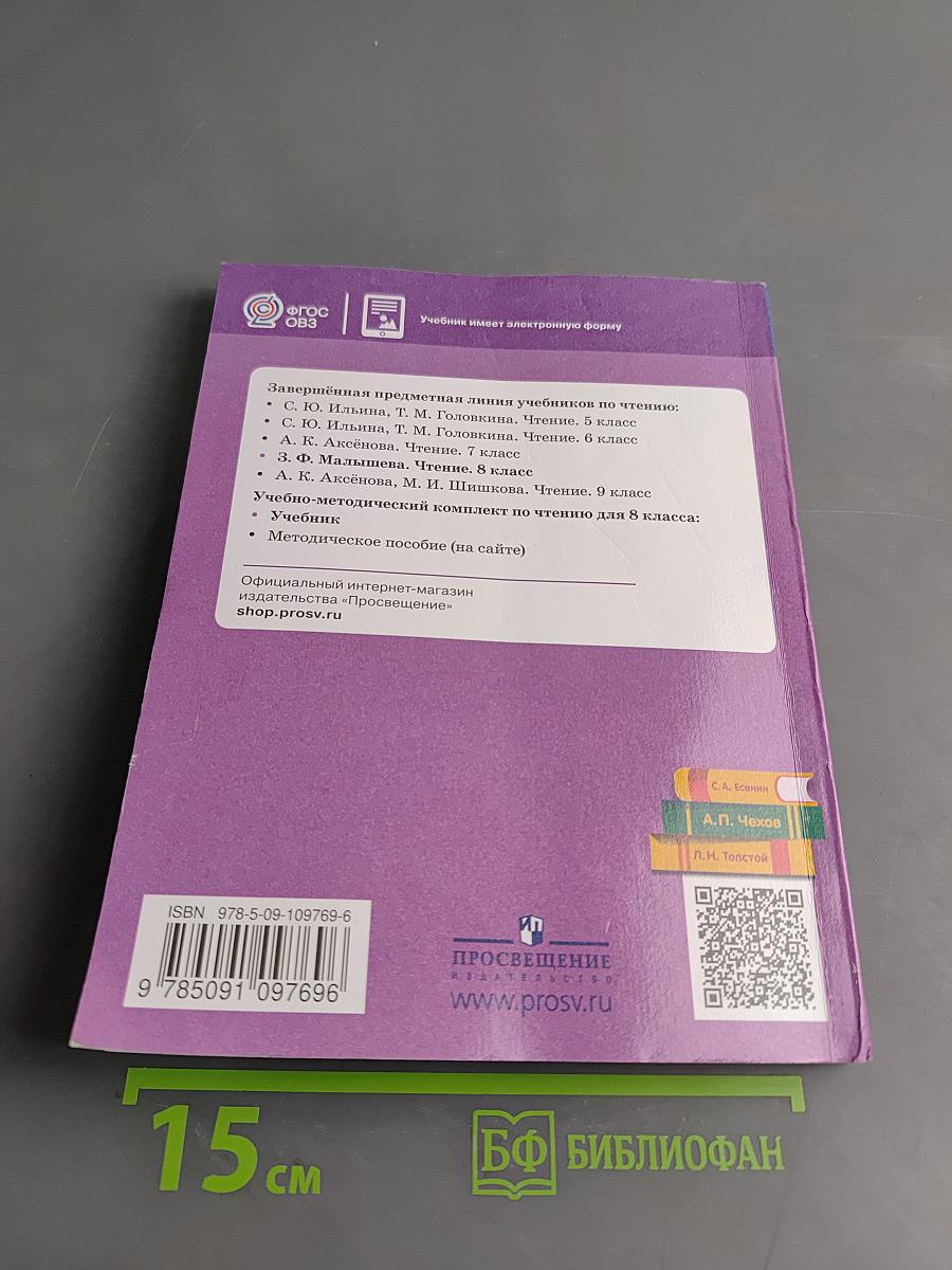 Чтение. 8 класс