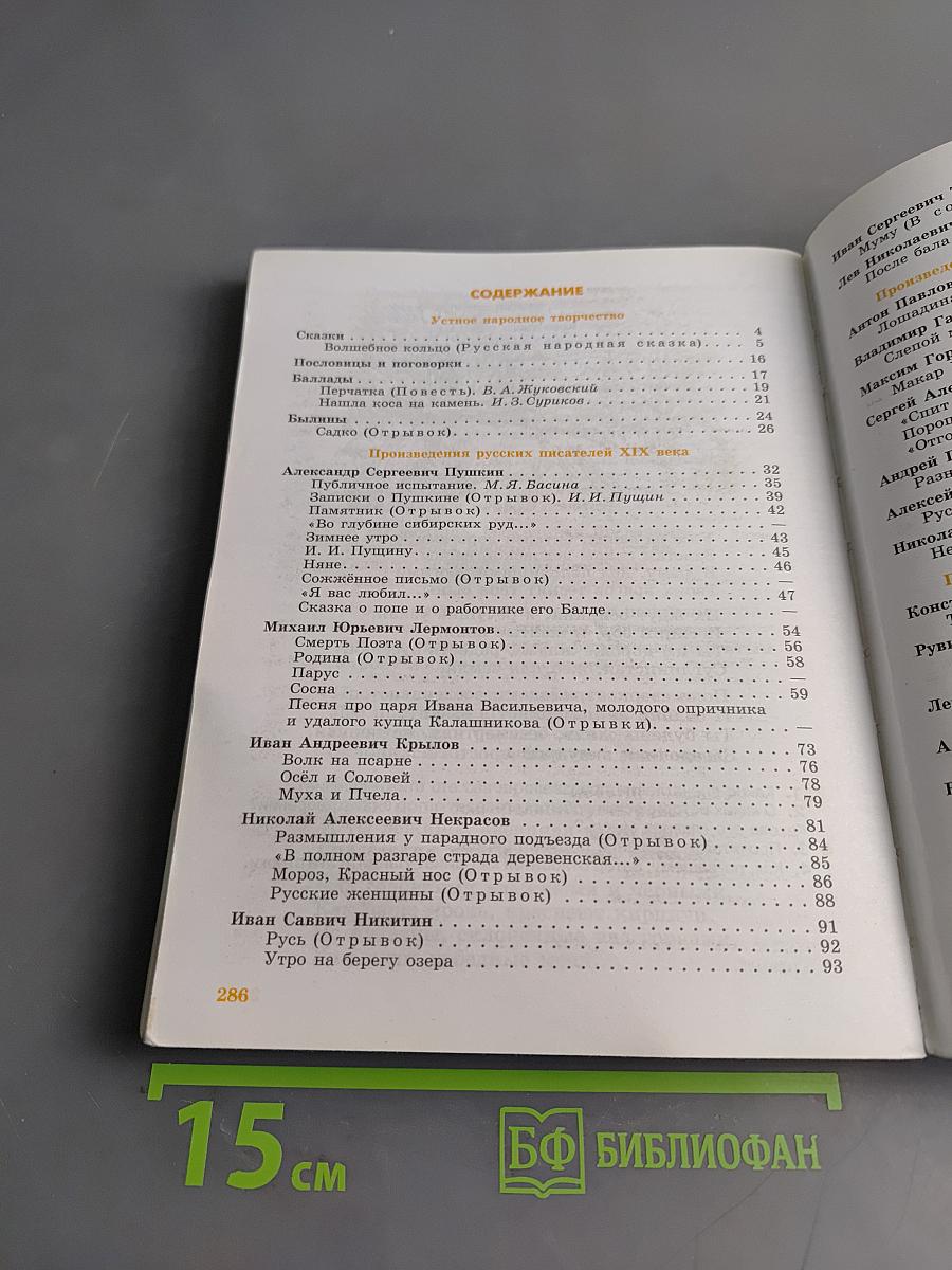 Чтение. 8 класс