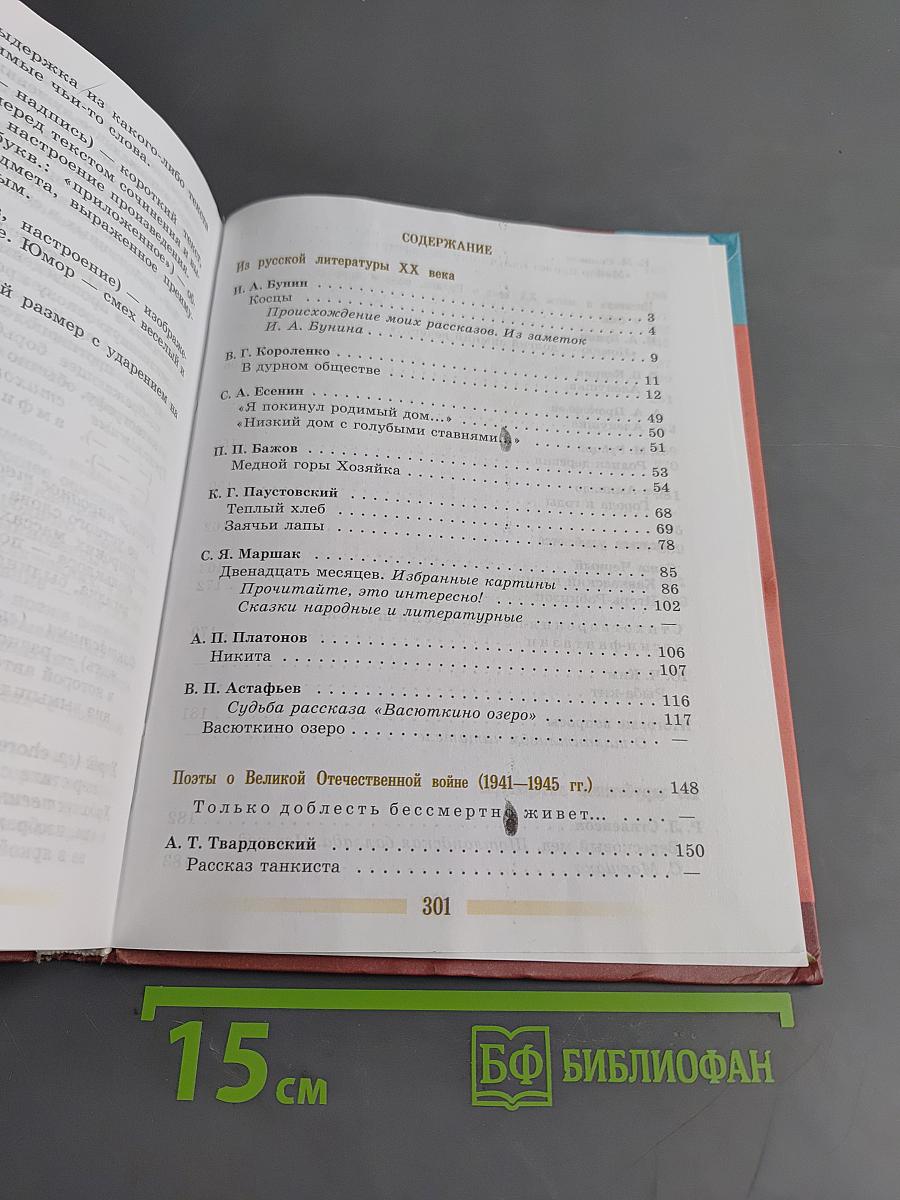 Литература. Учебник для общеобразовательных учреждений. 5 класс. Часть 2