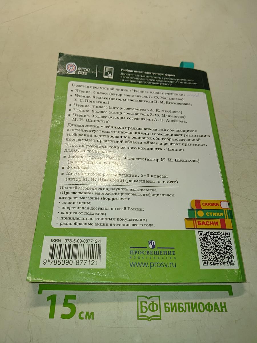 Чтение. 6 класс