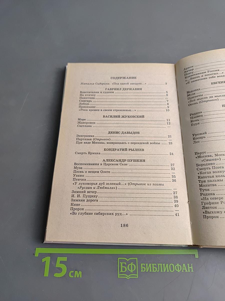 Хрестоматия школьника. Из русской поэзии XIX век. Стихотворения