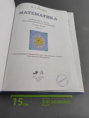 Математика 6 класс. Часть 1