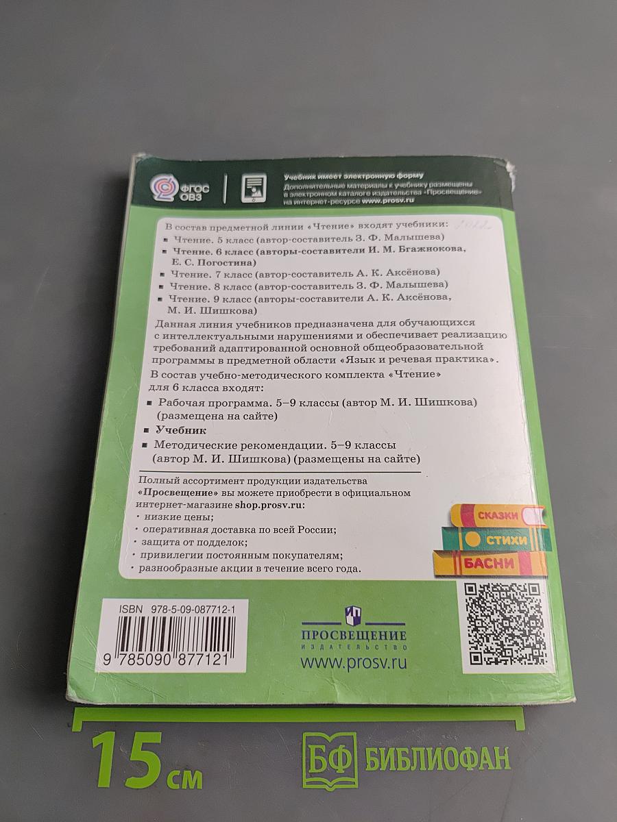 Чтение. 6 класс