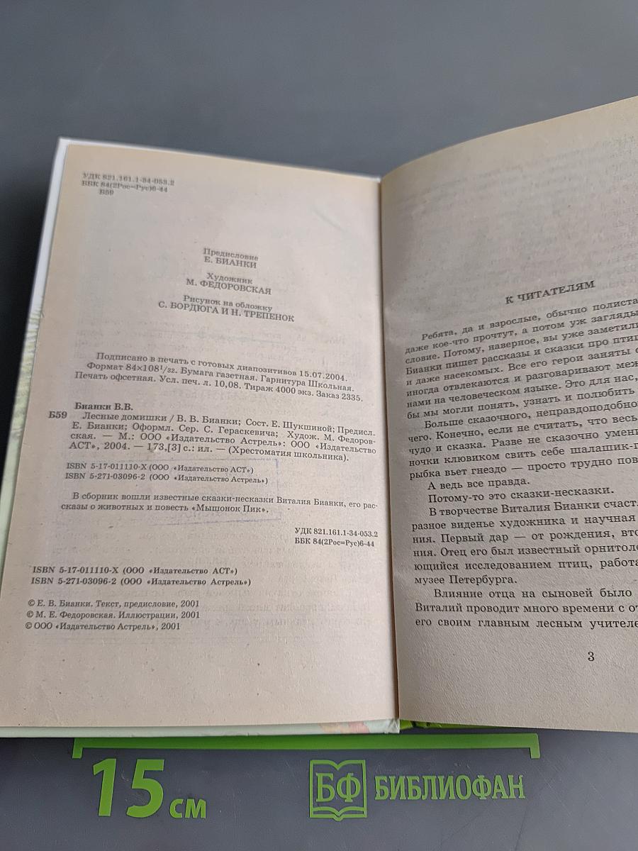 Хрестоматия школьника. Лесные домишки