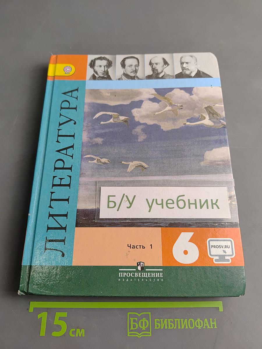 Литература. 6 класс. Учебник для общеобразовательных организаций. В 2 частях. Часть 1