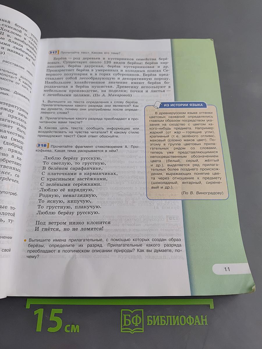 Русский язык. 6 класс. Учебник для общеобразовательных организаций. В двух частях. Часть 2