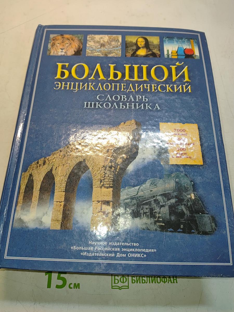 Большой энциклопедический словарь школьника
