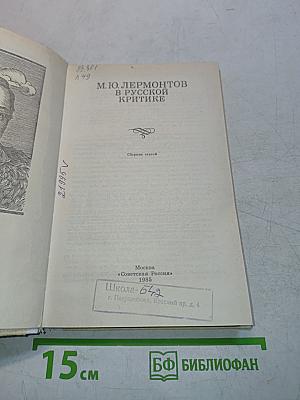 М. Ю. Лермонтов в русской критике