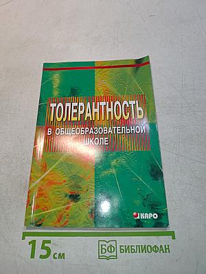 Толерантность в общеобразовательной школе