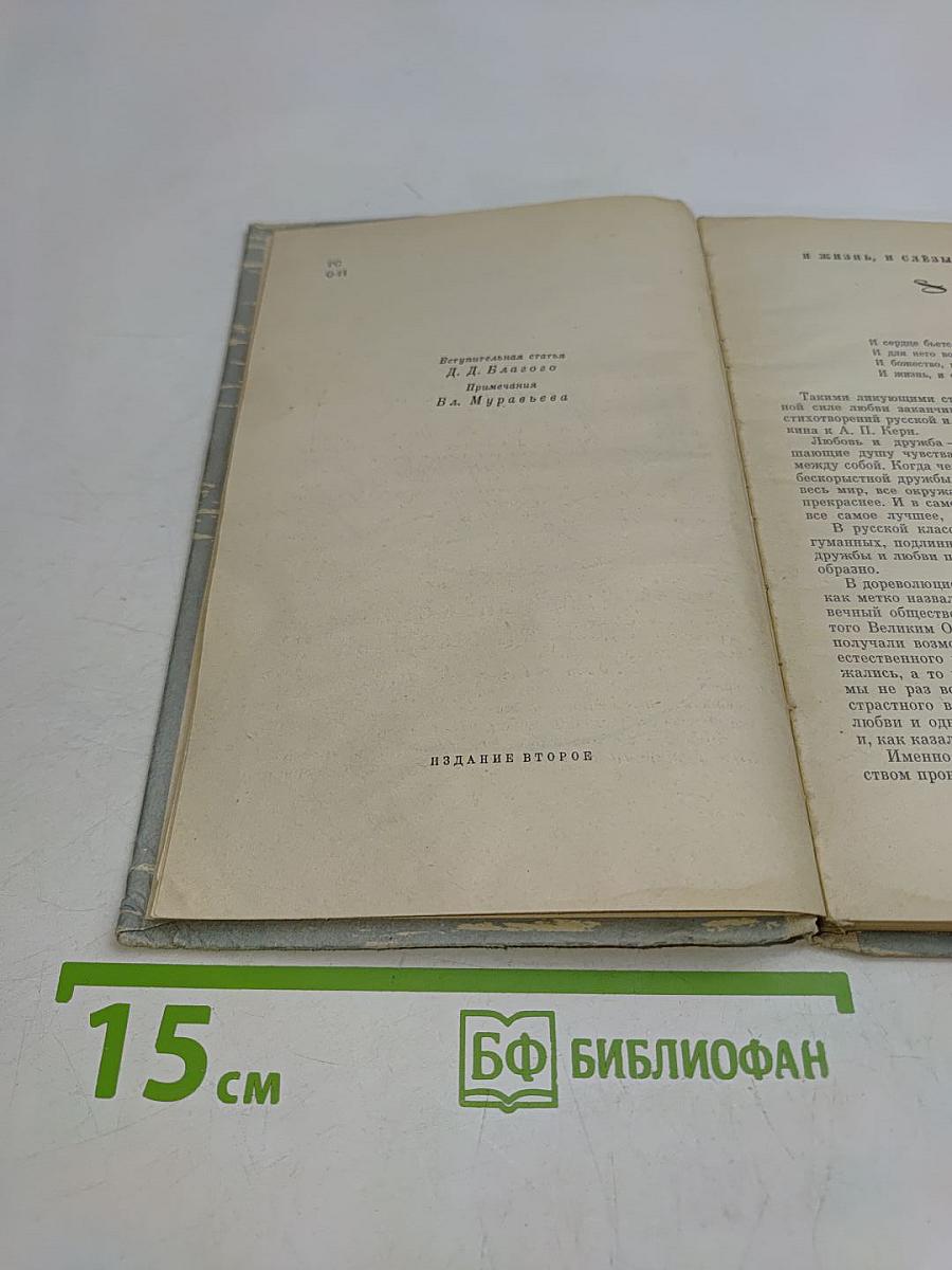 О любви и дружбе. Избранные стихи русских поэтов XIX века