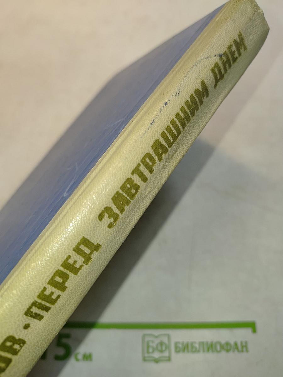 Перед завтрашним днем