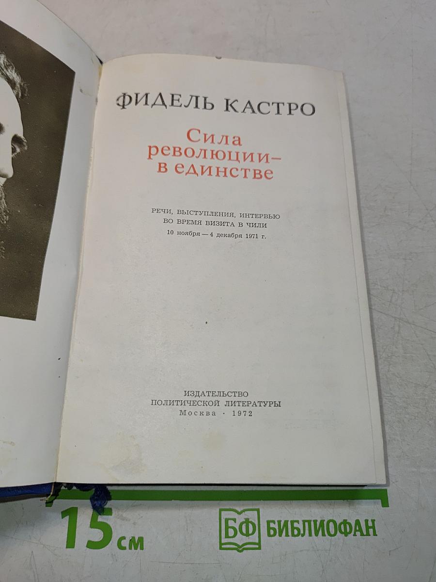 Сила революции – в единстве