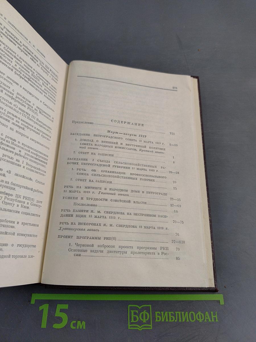В. И. Ленин. Том 29. Март-август 1919