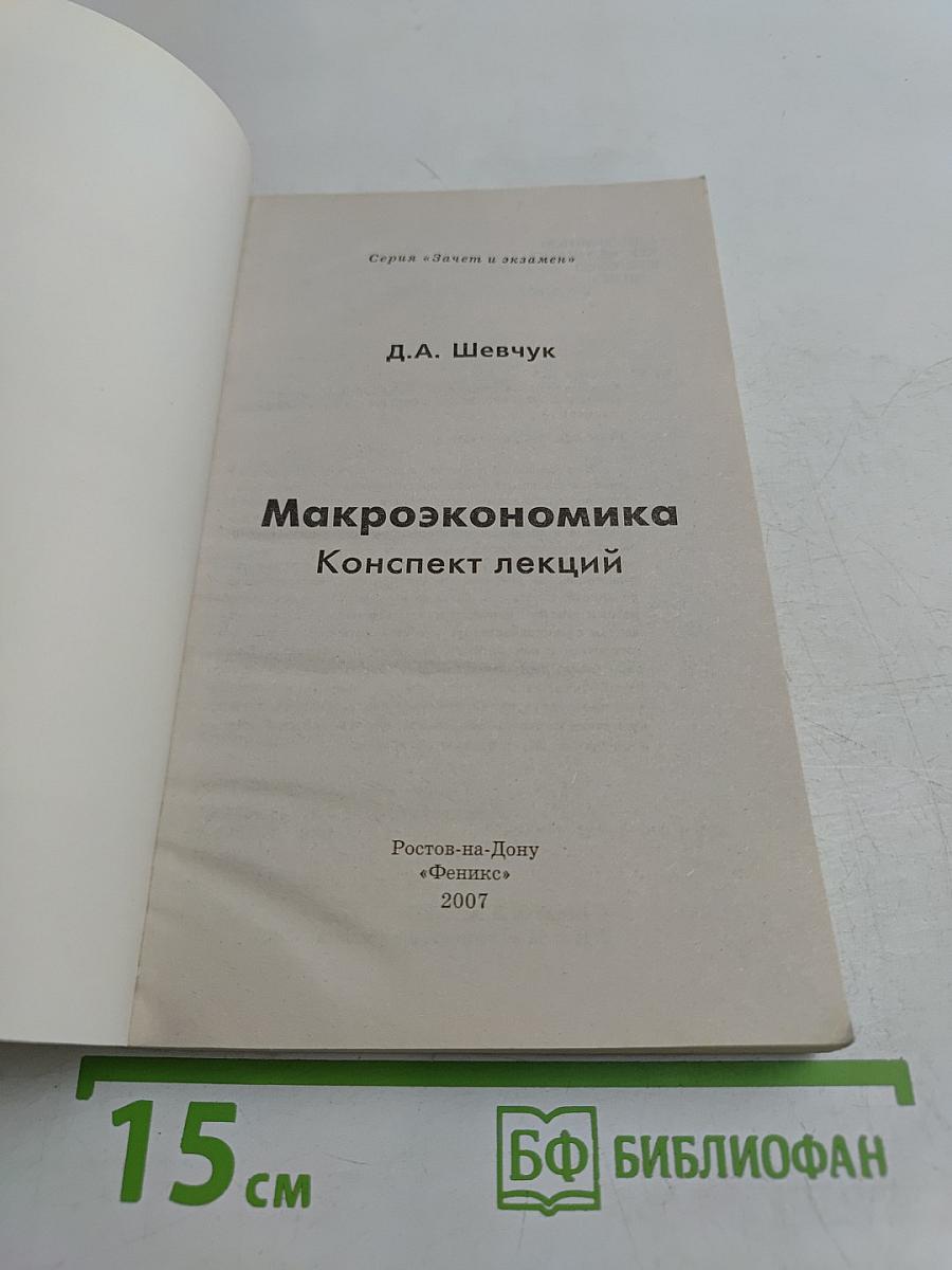 Макроэкономика. Конспект лекций