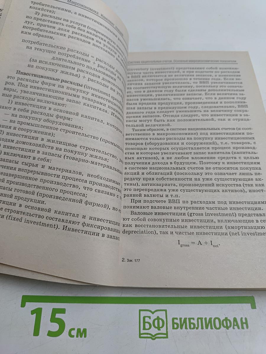 Макроэкономика. Конспект лекций