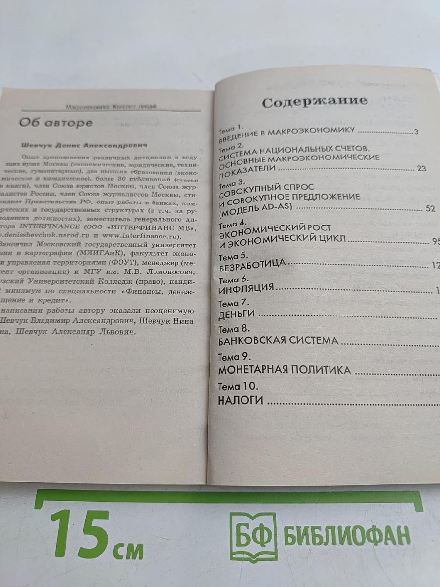 Макроэкономика. Конспект лекций