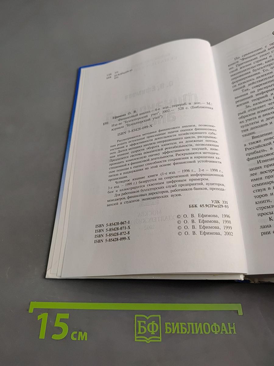 Финансовый анализ