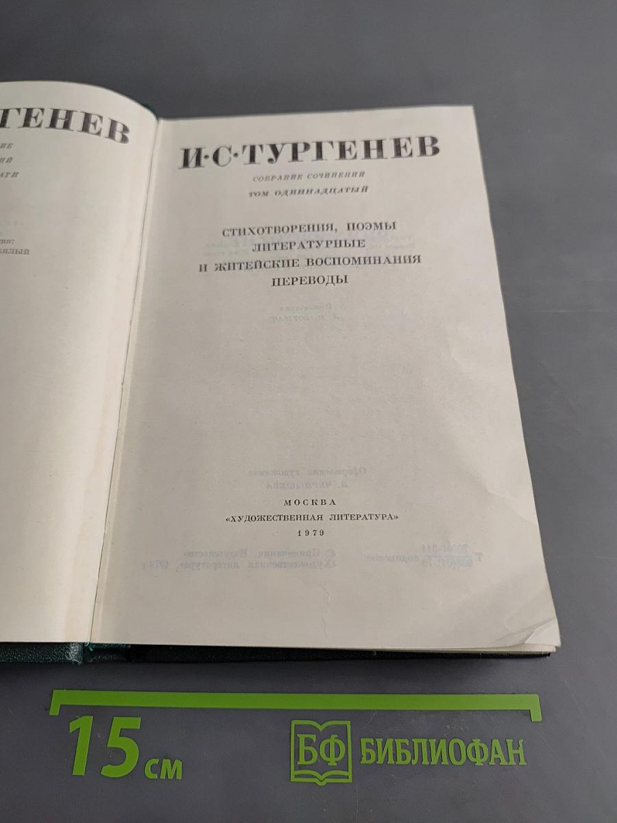 Стихотворения, поэмы, литературные и житейские воспоминания. Переводы. Том одиннадцатый