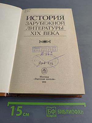 История зарубежной литературы XIX века