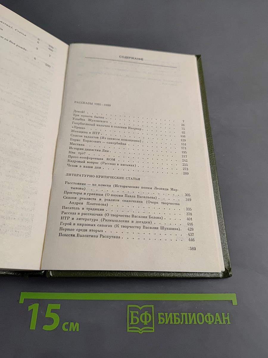 Собрание сочинений. Том шестой. Рассказы 1981-1989. Литературно-критические статьи