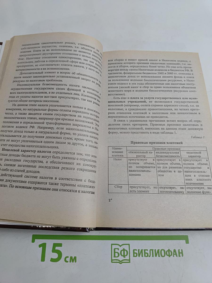 Организация и планирование налогового процесса