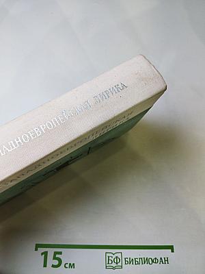 Западноевропейская лирика