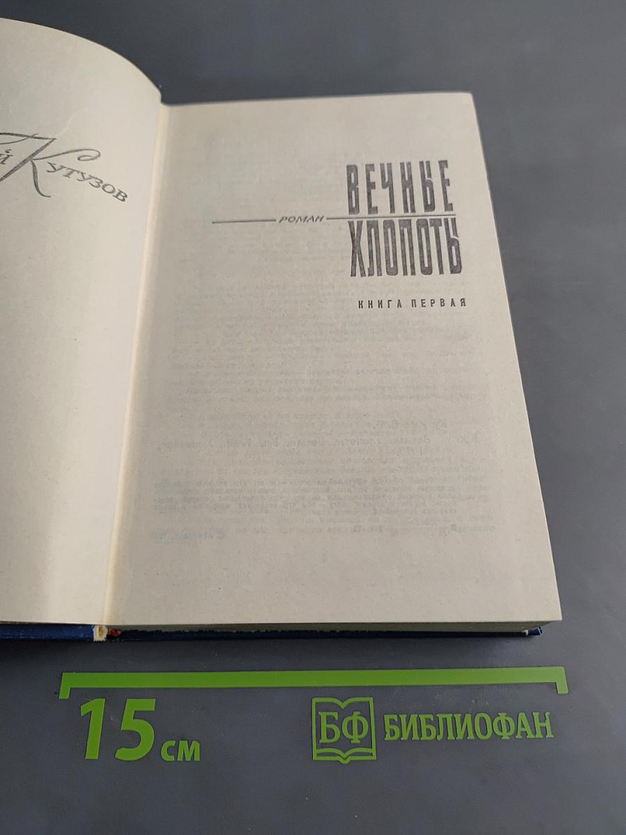 Вечные хлопоты. Книга первая