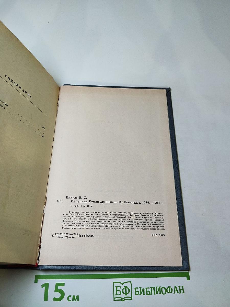 Из тупика. Роман-хроника. Том первый. Проникновение