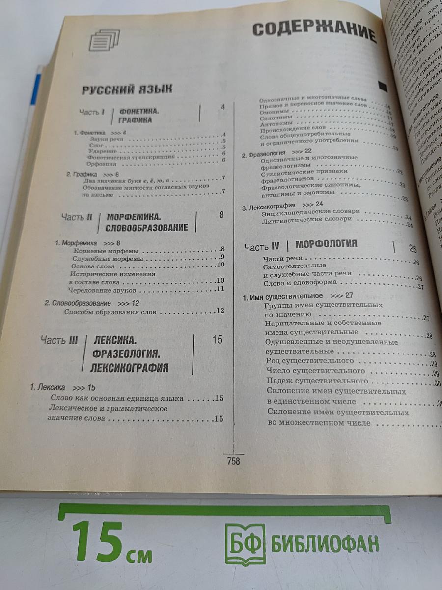 Справочник школьника 5-11 классы