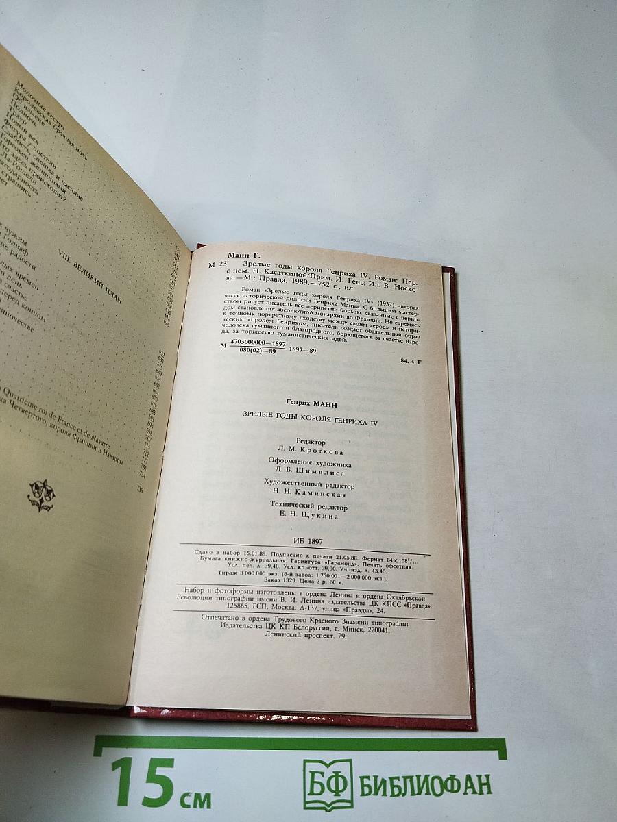 Зрелые годы короля Генриха IV