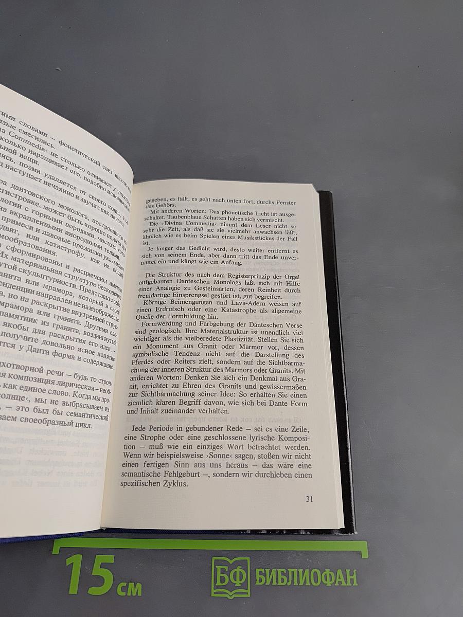 Gespräch über Dante. Russisch und deutsch