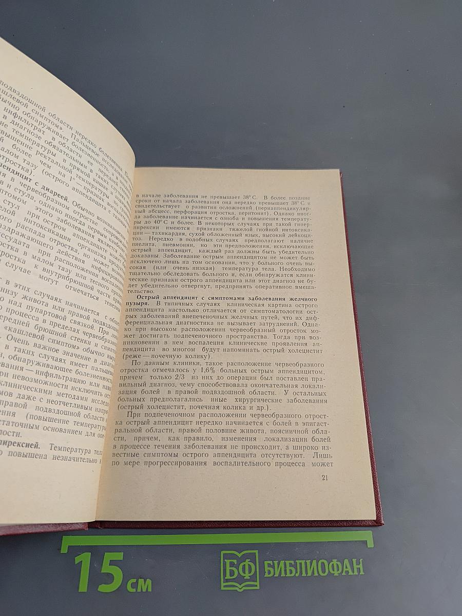 Неотложная хирургия органов живота