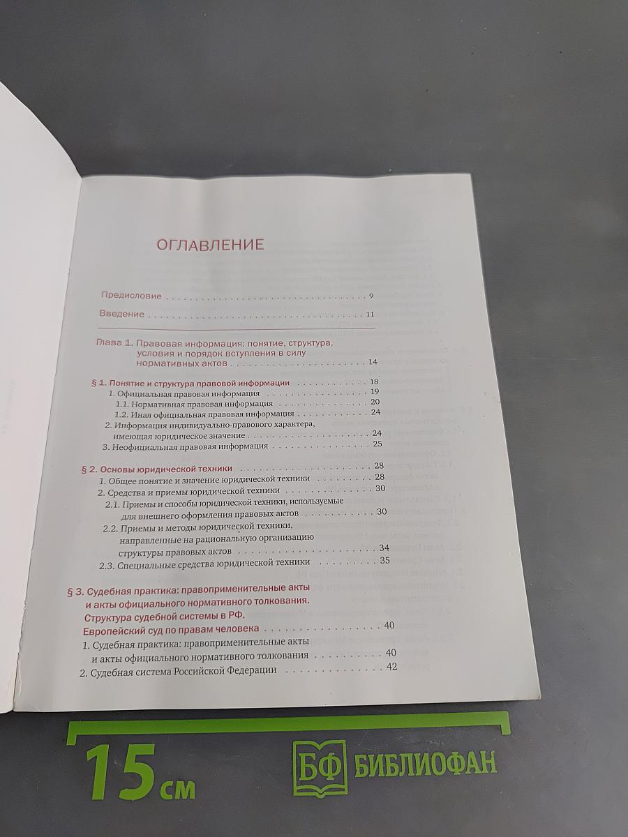 Введение в правовую информатику. Справочные правовые системы КонсультантПлюс