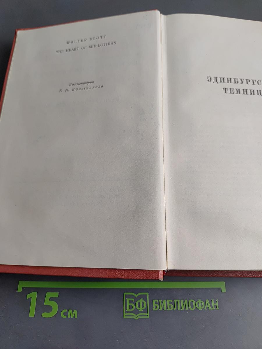 Эдинбургская темница. Том шестой
