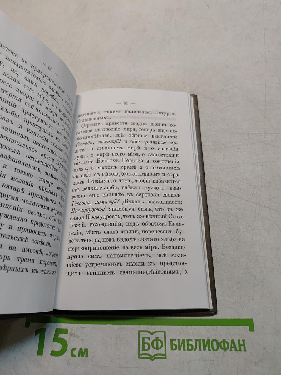 Размышления о Божественной литургии