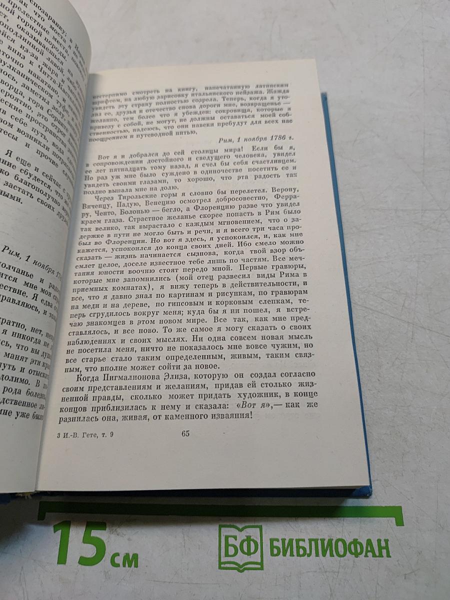 Гёте. Собрание сочинений в девяти томах. Том девятый