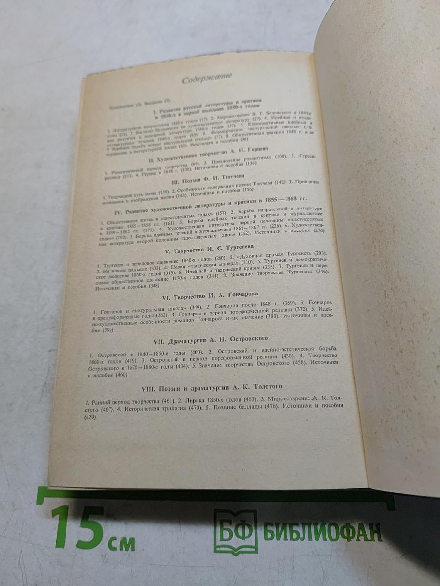 История русской литературы XIX века (1840-1860-е годы)
